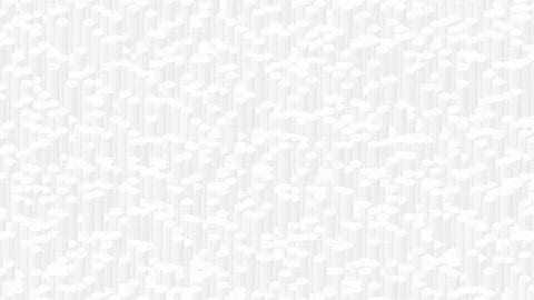 Cylinder bar 3D virtual isometric shuffle wave pattern, Blockchain technology Stock Footage 111304180