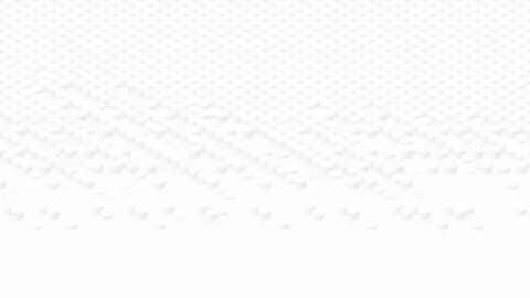 Cylinder box 3D virtual isometric shuffle wave pattern, Blockchain technology Stock Footage 111305395