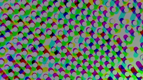 Cylinder Grid Background 2 (top view wide) 4k Video stock 73002765