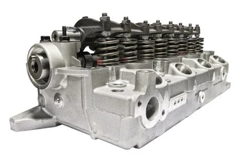 Cylinder head combustion engine Foto stock
