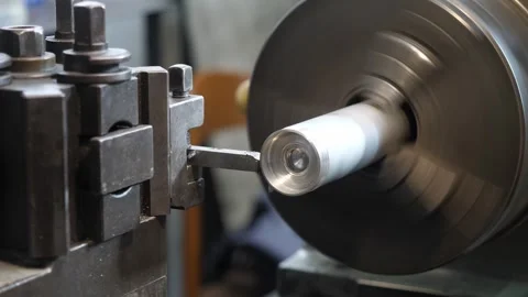 Cylinder head machining for airflow optimization Stock Footage 324507344