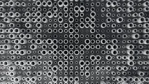 Cylinder Pattern In The Top View Stock Illustration
