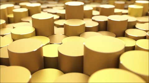 Cylinders Environment Aerial looping background 4K Video stock 57687735