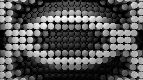 Cylinders Form A Wave Видео 149273950