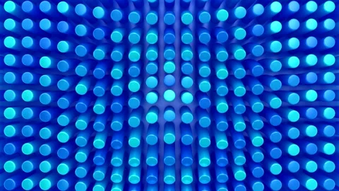 Cylinders Form a Wave Stock Footage 243605522