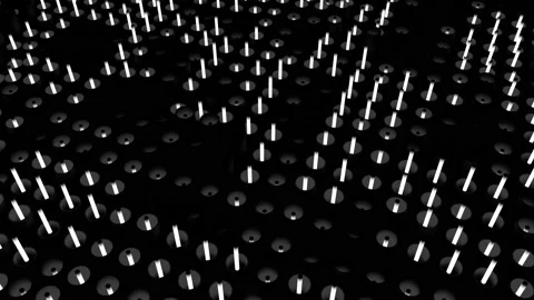 Cylinders Motion 4K 08 Stock Footage 104044704