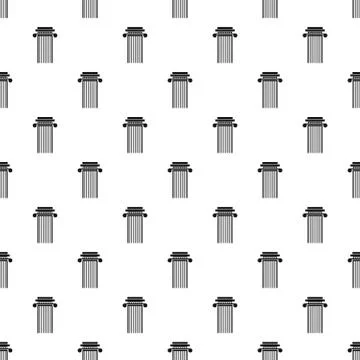 Cylindrical column pattern seamless Illustrazione stock