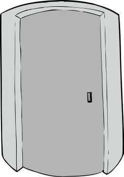 Cylindrical Elevator Illustrazione stock