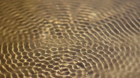 Cymatic waves on the surface of the water Stock Footage