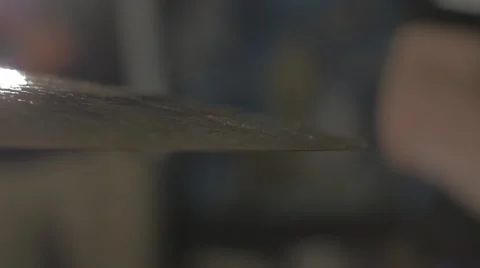 Cymbal Hit in Slow Motion Stock Footage 65028322