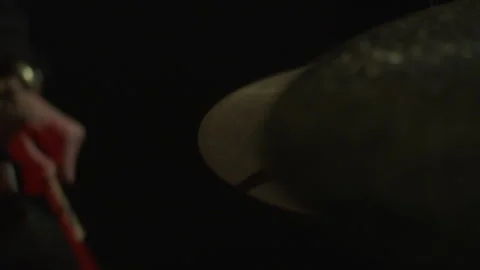 Cymbal playing Stock Footage 260335432