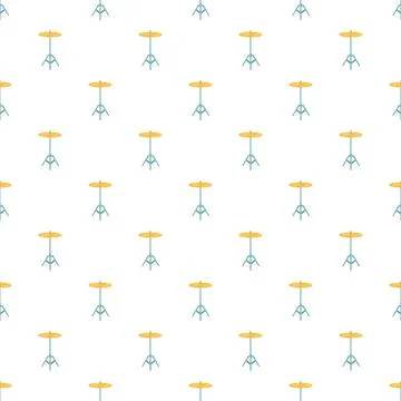 Cymbals repeating pattern creating music background イラスト素材