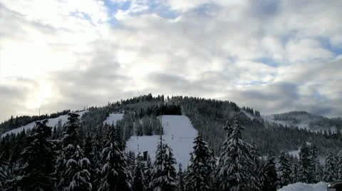 Cypress Ski Mountain Stock Footage 15196973