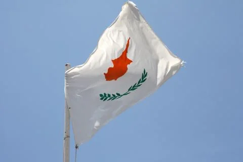 Cypriot flag Illustrazione stock