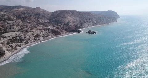 Cyprus Afrodita Bay 1 Stock Footage