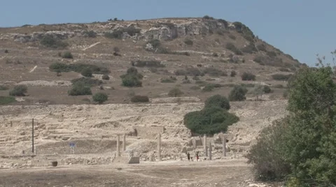 Cyprus, Amathounta archaeological area Stock Footage