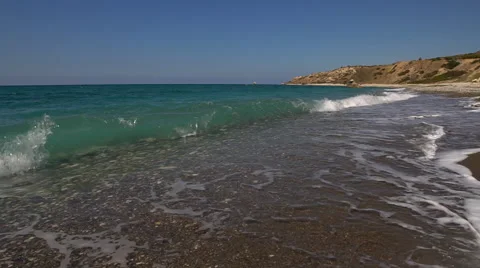 Cyprus Aphrodite rocks 库存影片 68373767