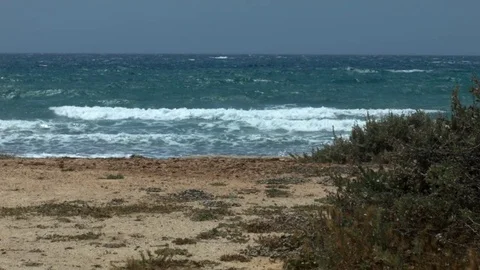 Cyprus, beach. Stockbeeldmateriaal 75933399