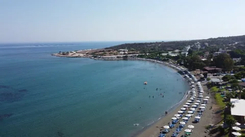 Cyprus beach landing Video stock 224845796