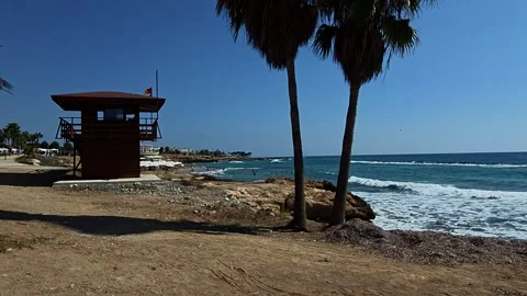 Cyprus beaches Stock Footage 317040526