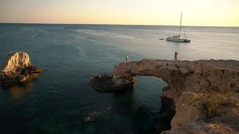 Cyprus, Bridge of Lovers Stock Footage 85202212