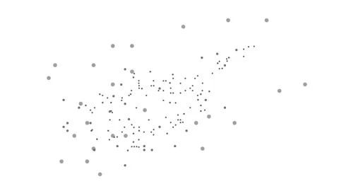 Cyprus Dotted Map Networking Purple Dot Motion Graphic 4K. The appearance and Stock Footage 138101340