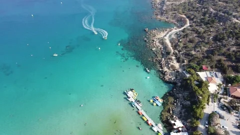 Cyprus drone shoot Video stock 224844479