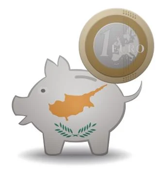 Cyprus euro Stock Illustration