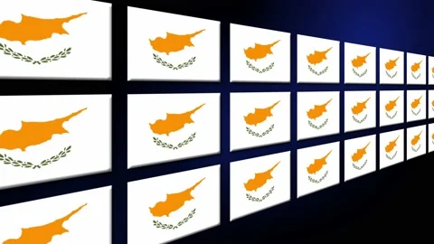Cyprus Flag Animated Background 3d Anima... | Stock Video | Pond5