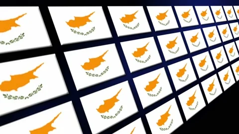 Cyprus Flag Animated Background 3d Anima... | Stock Video | Pond5