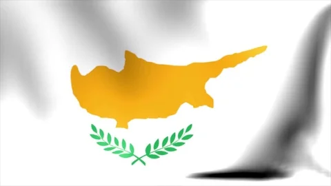 Cyprus Flag. Background Seamless Looping Animation. 4K High Definition Video Stock Footage 71897382