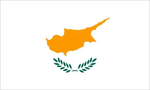Cyprus Flag Design Stock Illustration