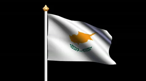 Cyprus flag Video stock 563522