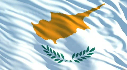 Cyprus flag Stock Footage 622874