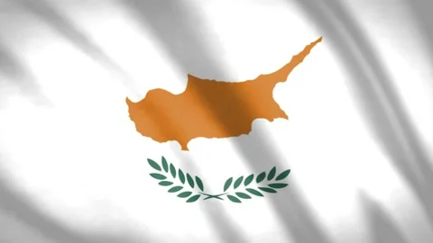 Cyprus Flag  Stock Footage 188109127