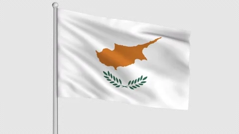 Cyprus Flag Stock Footage 219544588