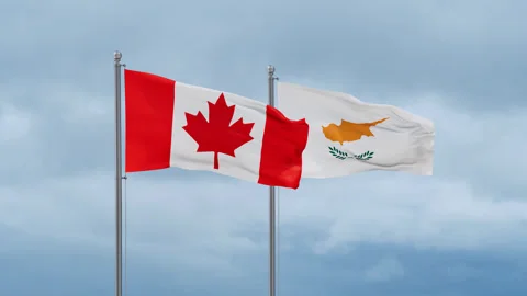 Cyprus flag Stock-Footage 252023347