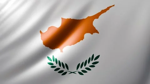 Cyprus flag Video stock 327204491