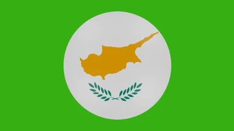Cyprus flag icon Stock Footage 150557187
