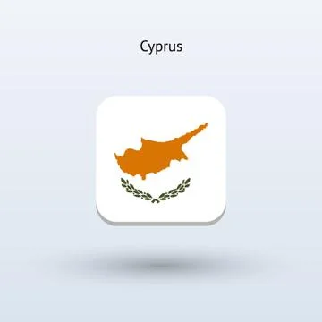 Cyprus flag icon Stock-Illustration