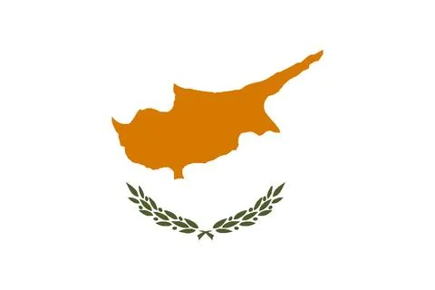 Cyprus flag Stock Illustration