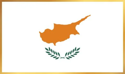 Cyprus Flag Illustration Stock Illustration