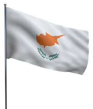 Cyprus Flag Image Stock Illustration