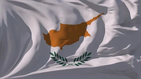 Cyprus Flag Loop Stock Footage 295747128