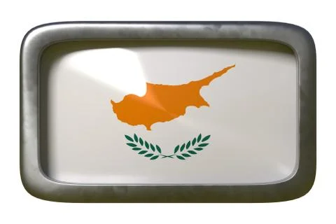 Cyprus flag sign Stock-Illustration