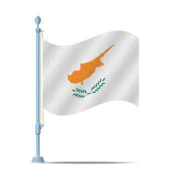 Cyprus flag vector イラスト素材