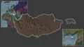 Cyprus framed and extracted. Administrative 4k or 4k+ Resolution