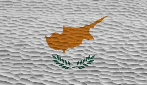 Cyprus grunge flag set Stock-Illustration