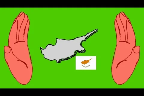 Cyprus - Hand-Drawn Animation - hands red Stock Footage 98002498