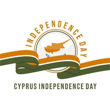 Cyprus Independence Day Stock Illustration